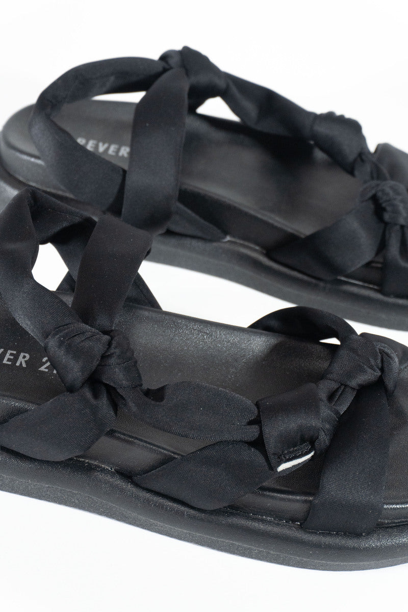 Knotted Platform Sandals - Image 2