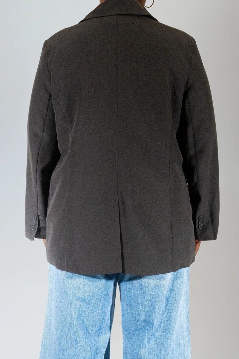 Plus Size Relaxed-Fit Blazer - Image 3