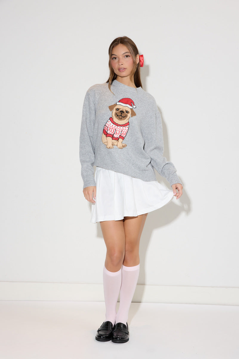 Holiday Dog Jacquard Sweater - Image 2