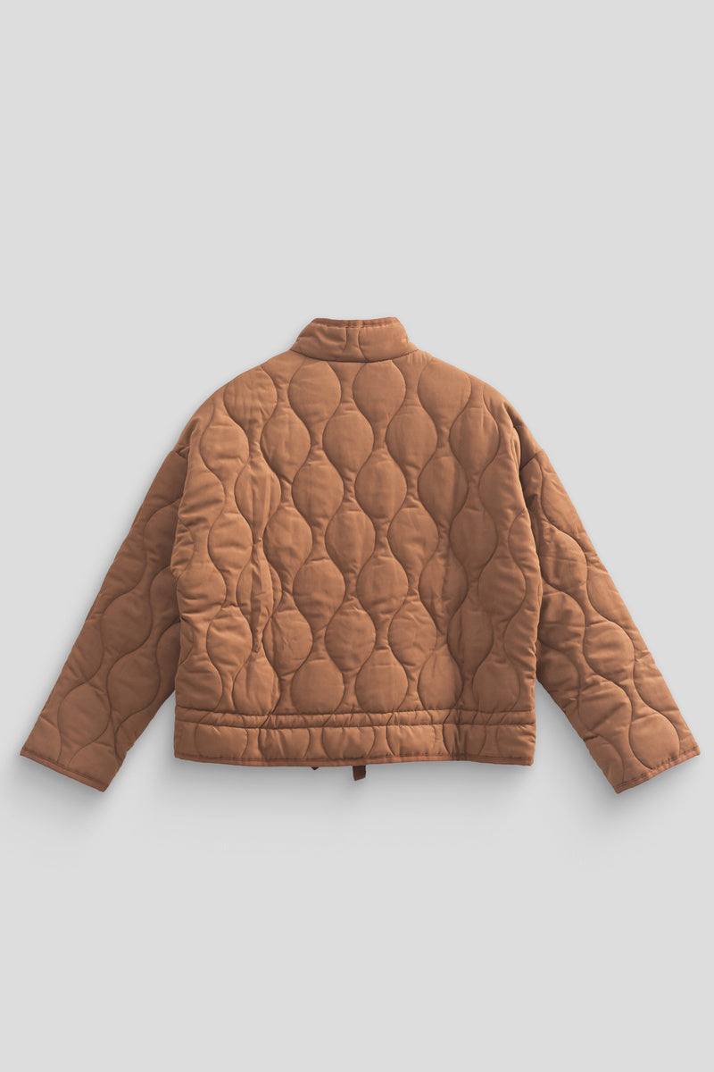 Quilted Drawstring-Hem Jacket - Image 14