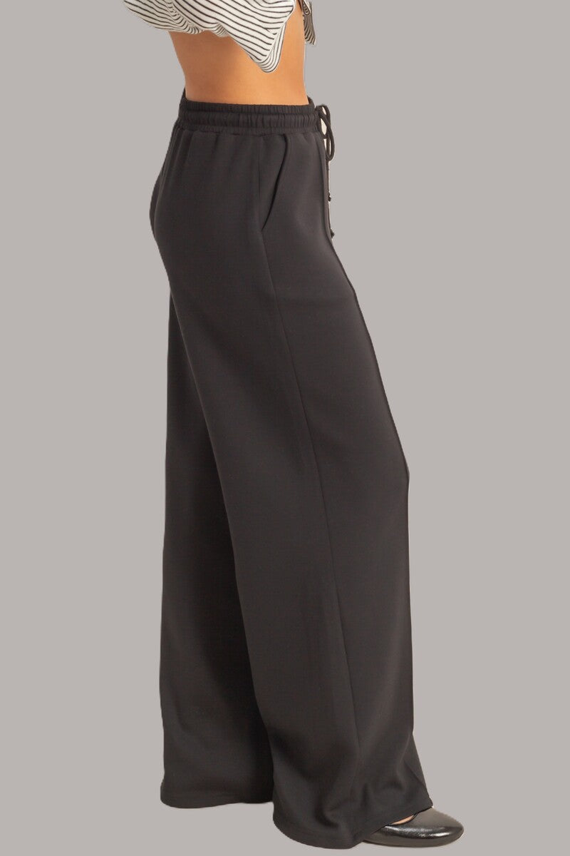 Straight-Leg Scuba Pintucked Sweatpants - Image 3