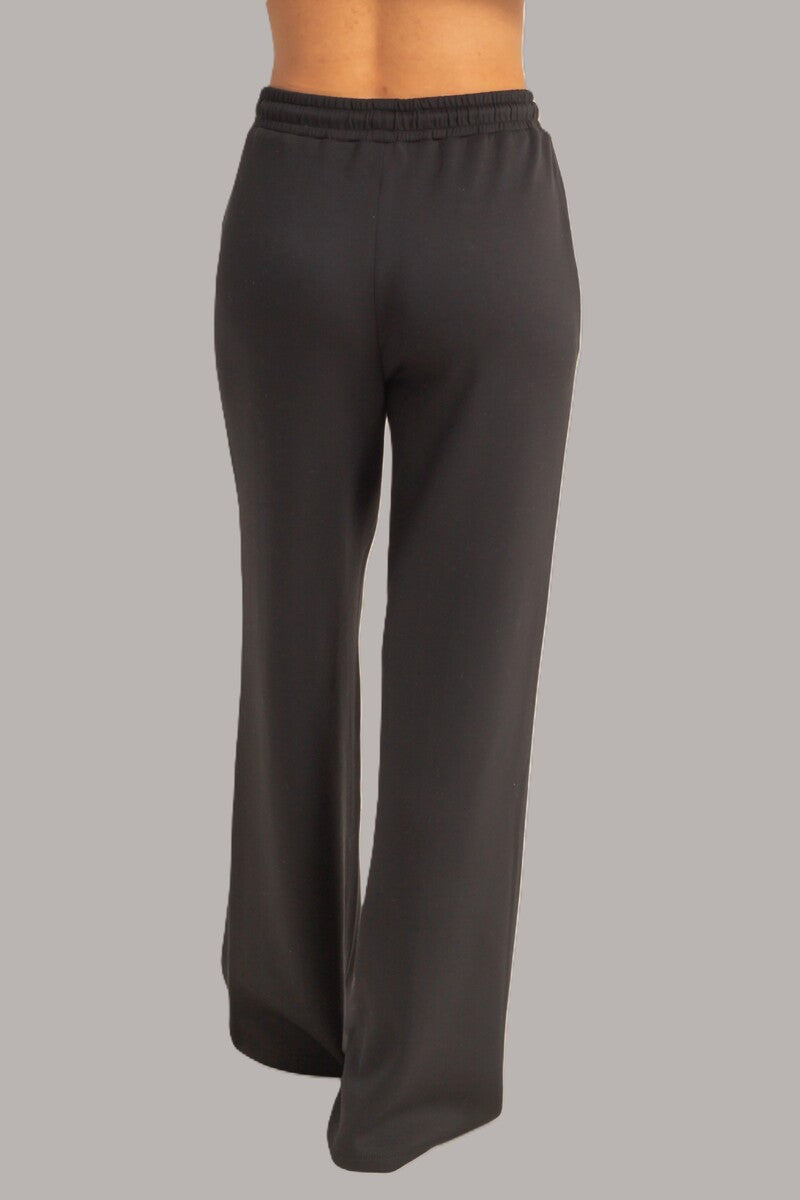 Straight-Leg Scuba Pintucked Sweatpants - Image 4
