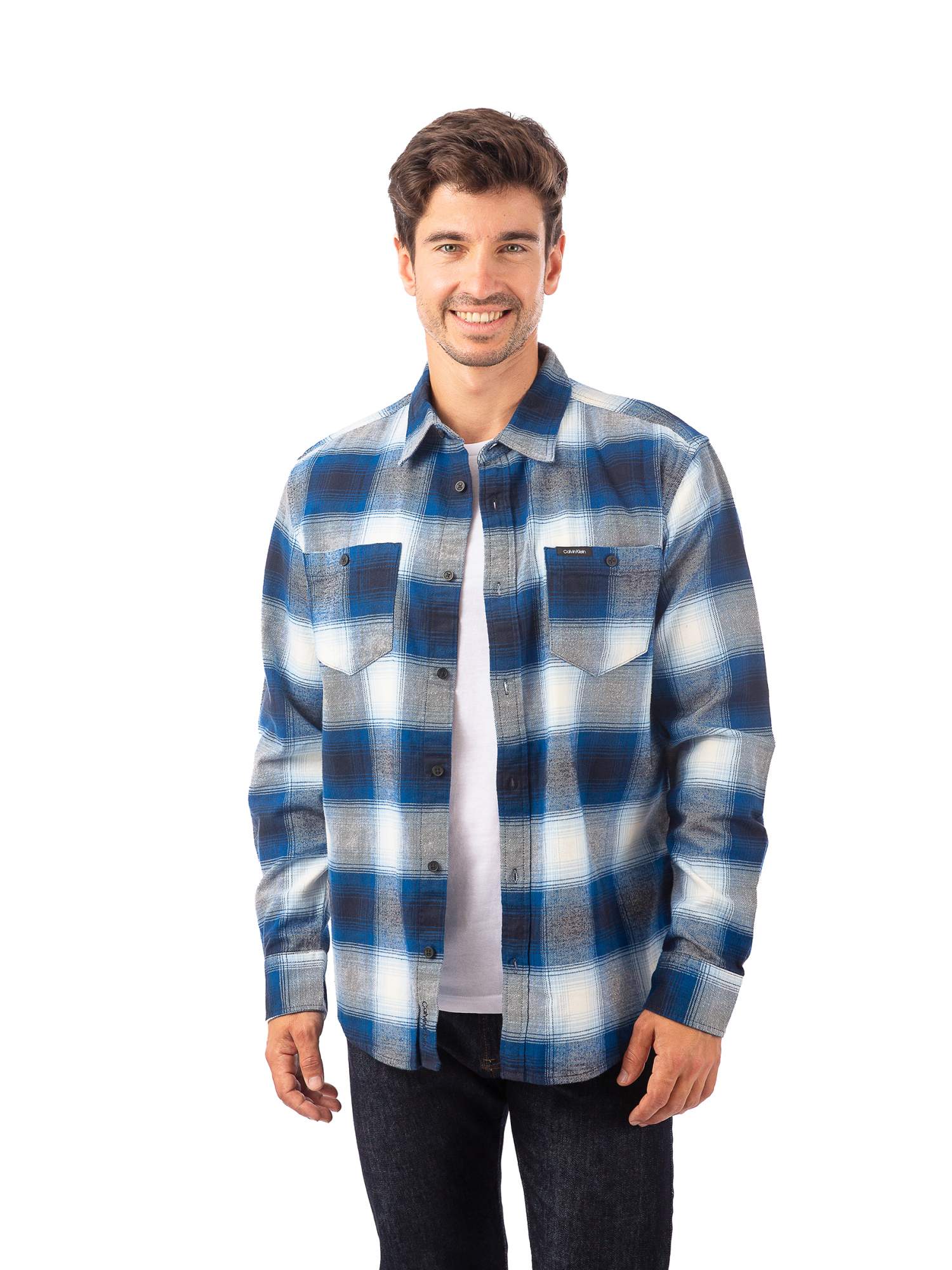 Long Sleeves Iconic Patch Flannel Shirt - Image 2