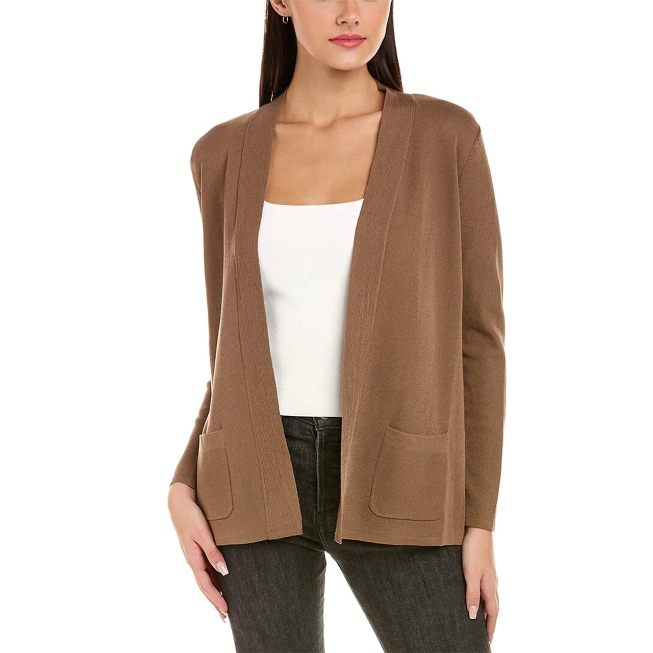 Icon Cardigan in Mocha Wash - Image 2