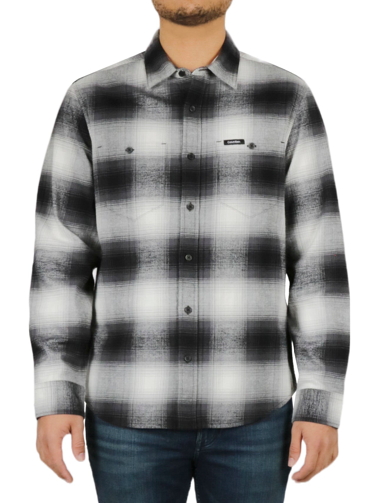 Long Sleeves Iconic Patch Flannel Shirt - Image 4