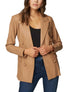 Sleek Vegan Leather Blazer - Image 6