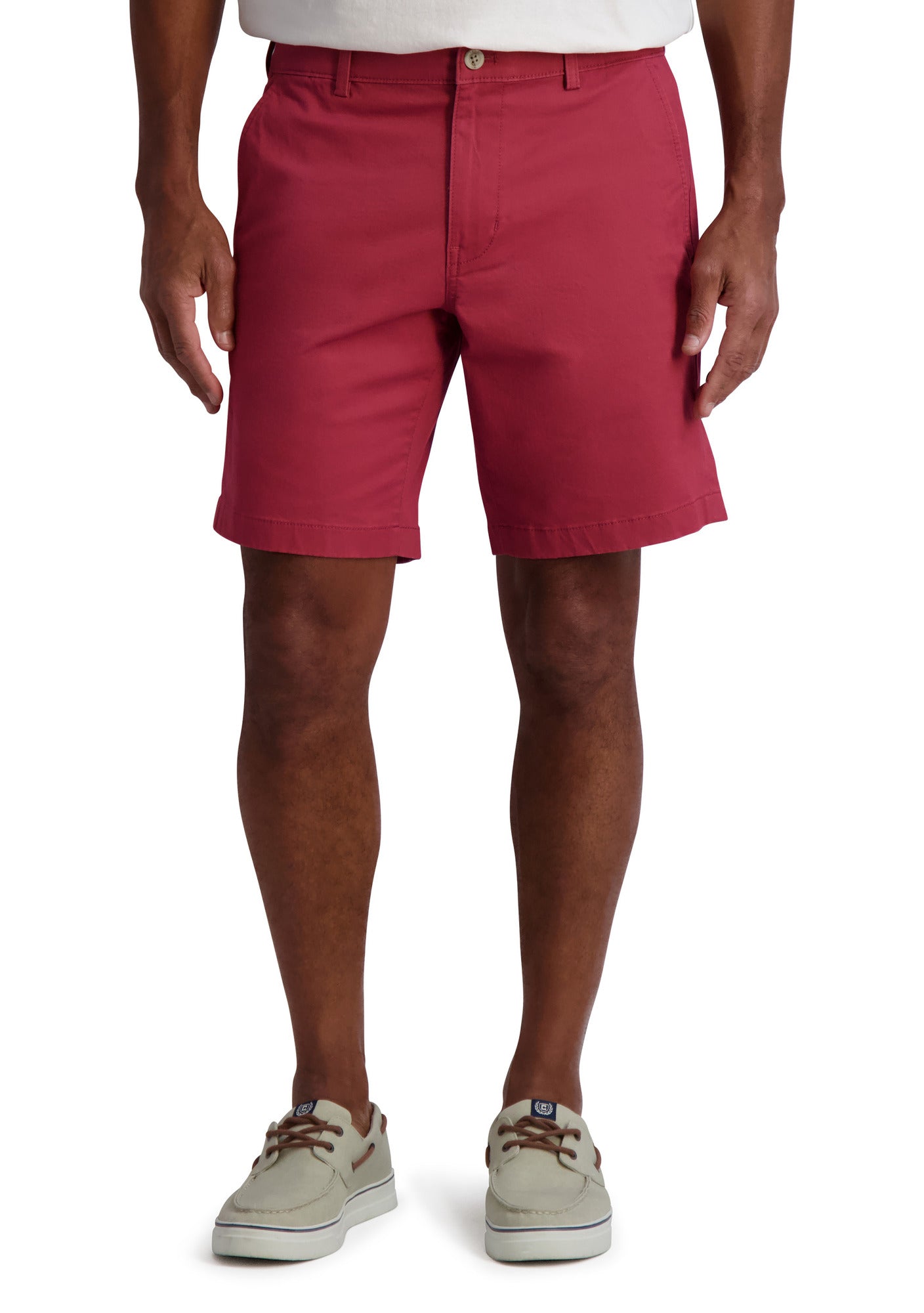 Chap's Men's 9 Flat Front Stretch Twill Short