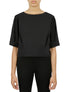 Cropped Tie Back Blouse - Image 8