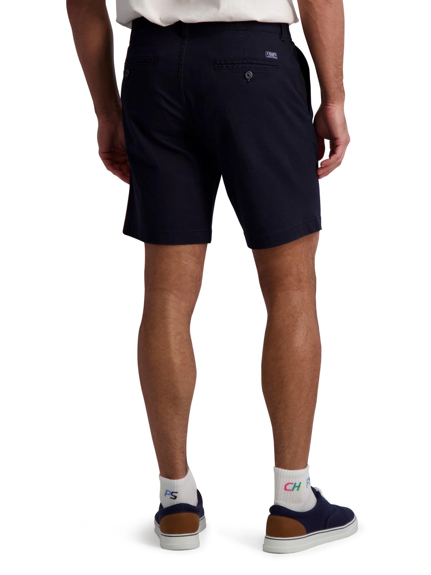 Chap's Men's 9 Flat Front Stretch Twill Short - Image 3