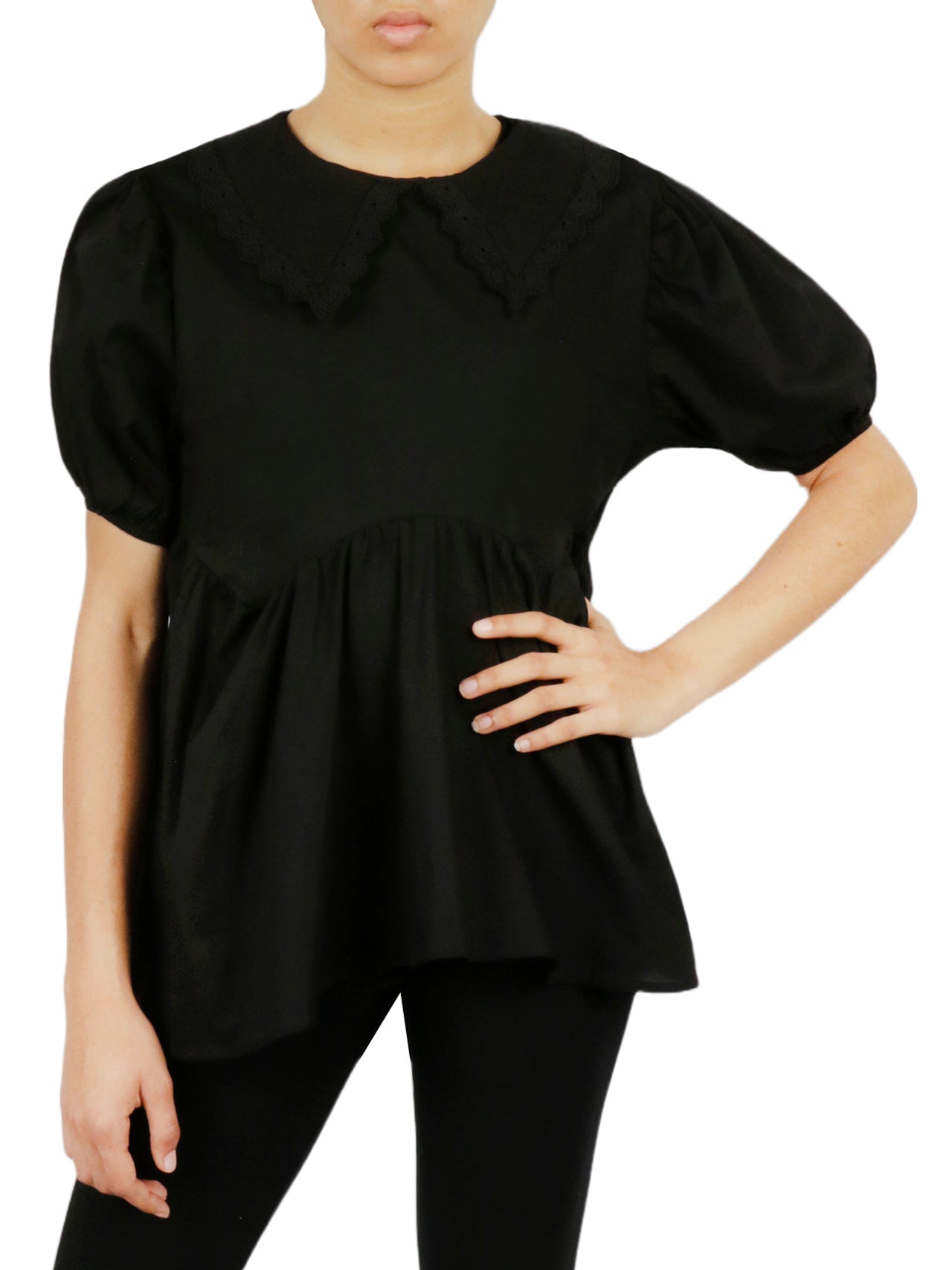 Lace Detail Blouse - Image 9