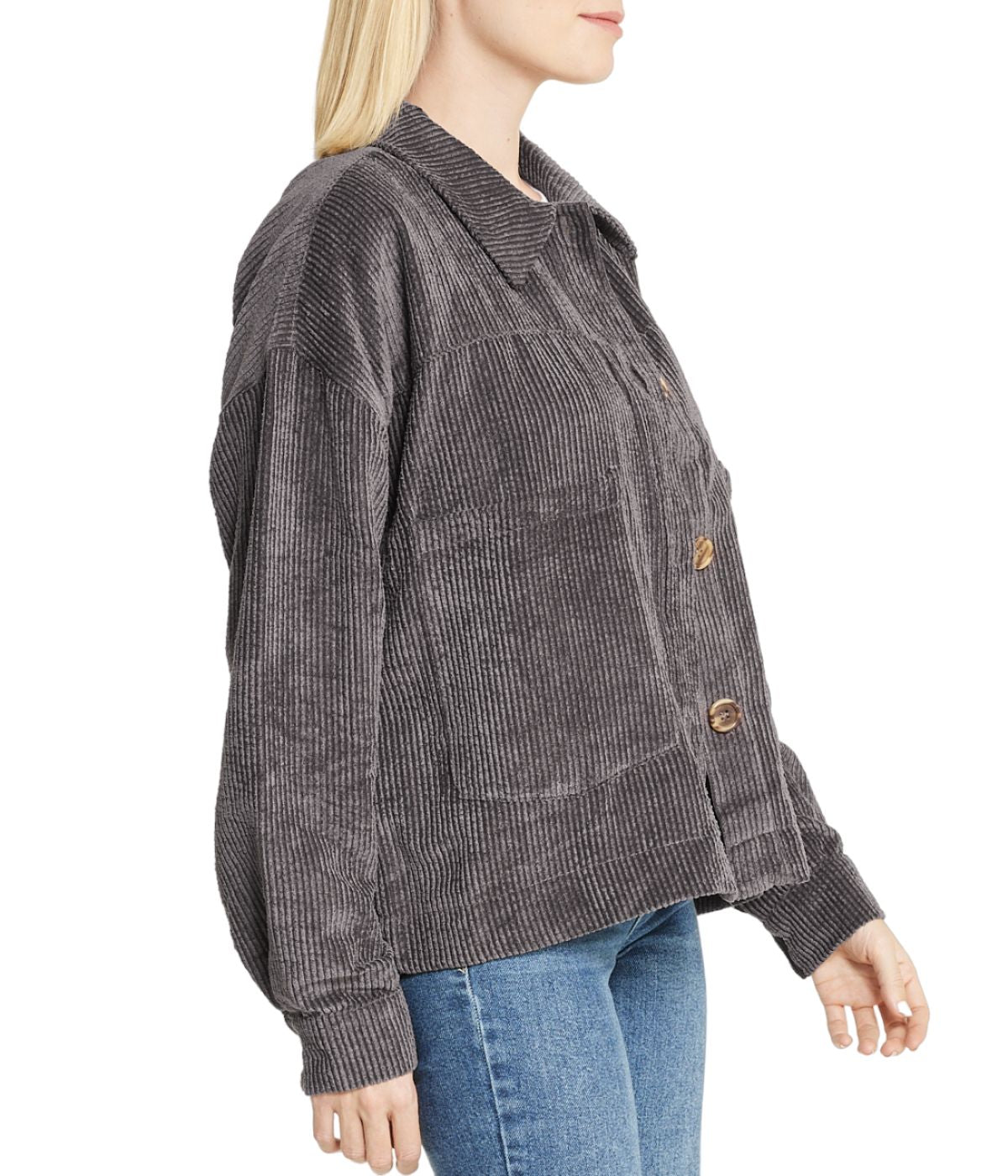 Velvet Corduroy Shacket - Image 5