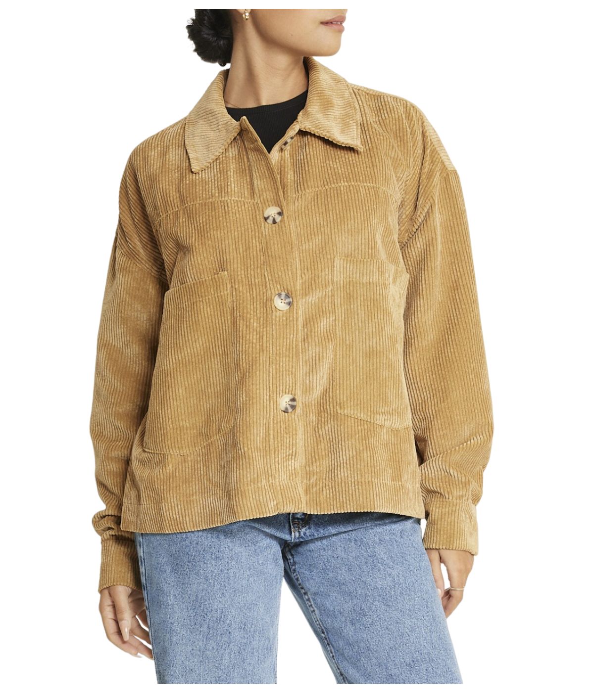 Velvet Corduroy Shacket - Image 7