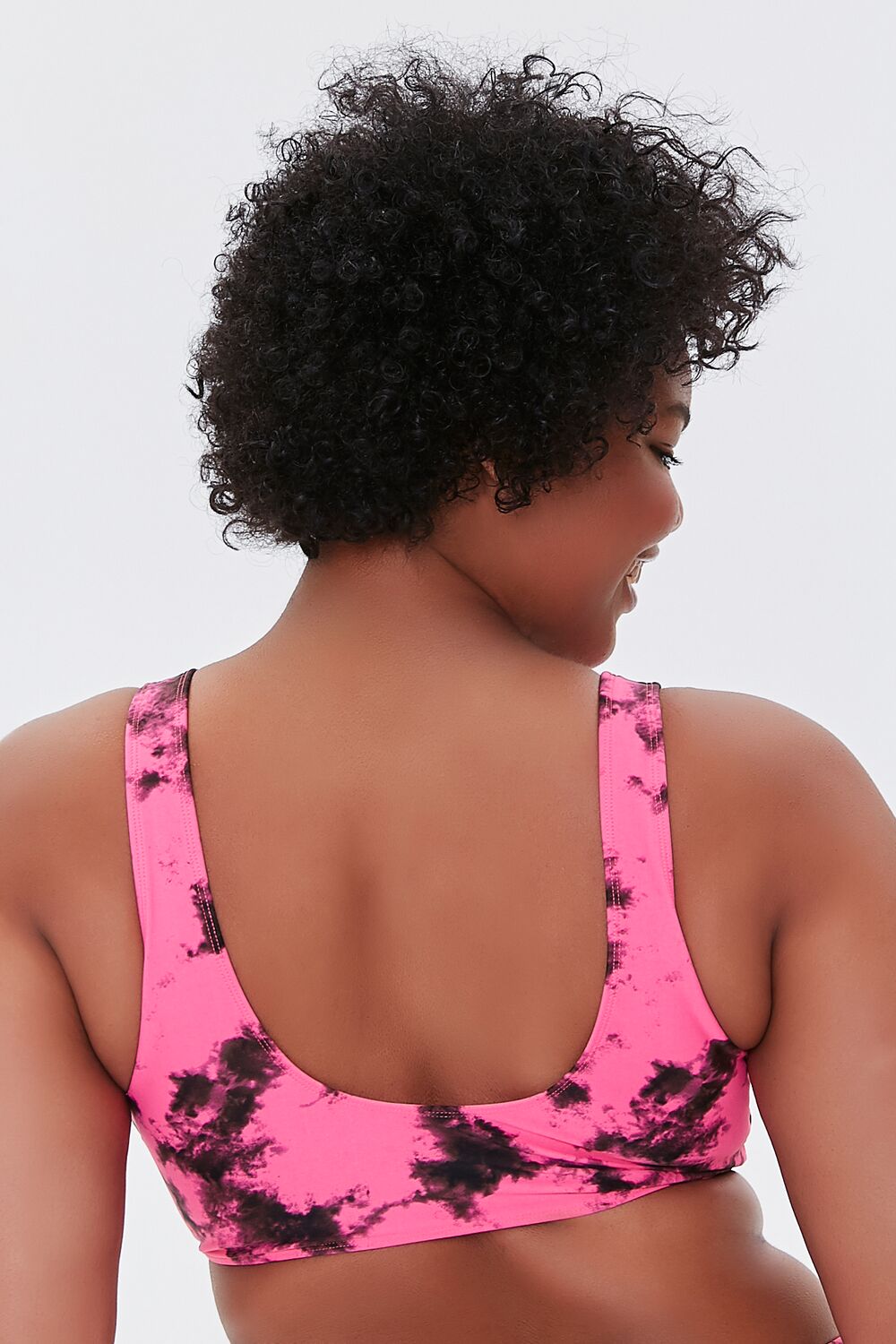 Plus Size Tie-Dye Bikini Top - Image 3
