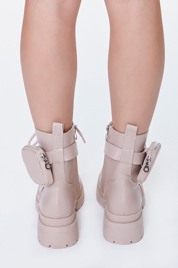 Coin Purse Lace-Up Combat Boots - Image 7