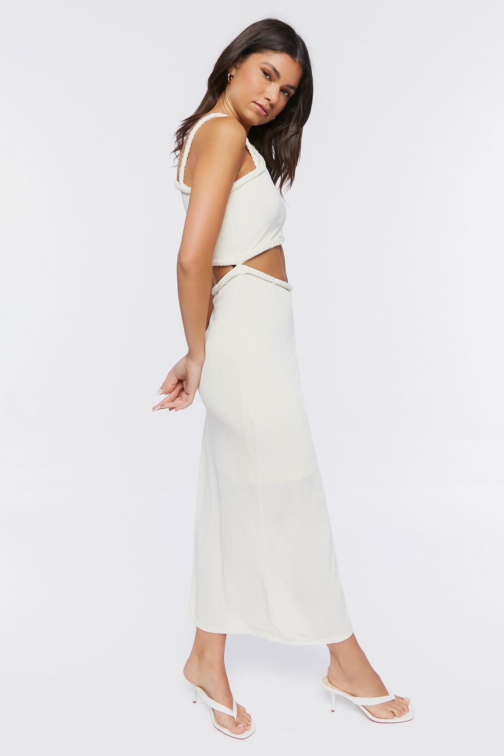 One-Shoulder Cutout Midi Dress - Image 3