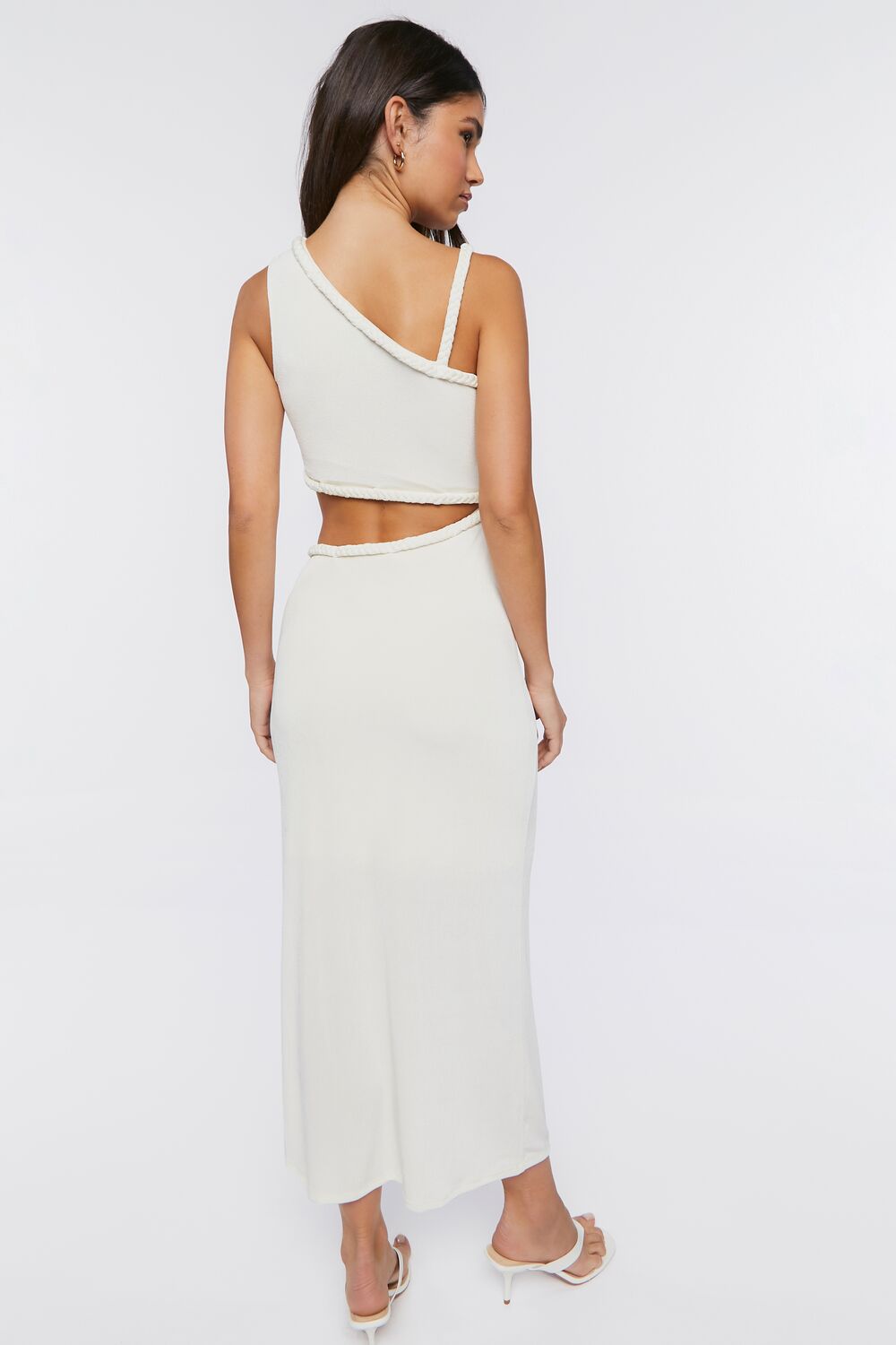 One-Shoulder Cutout Midi Dress - Image 4
