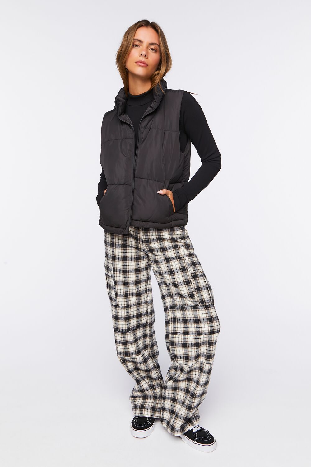 Zip-Up Puffer Vest - Image 4