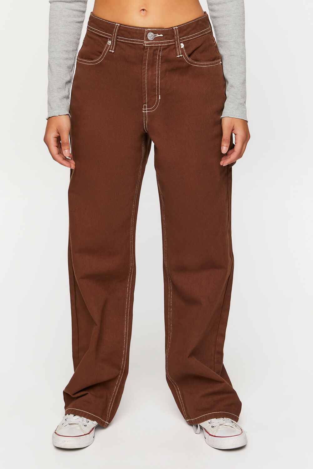 High-Rise Carpenter Dad Jeans - Image 2