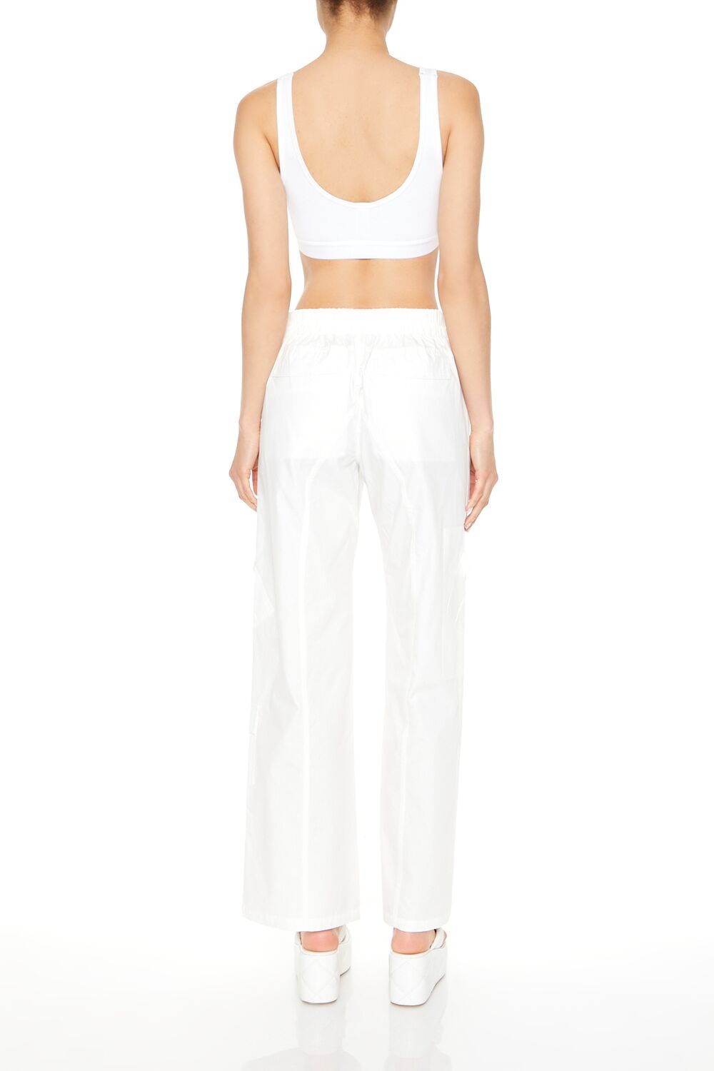 Mid-Rise Straight-Leg Cargo Pants - Image 3