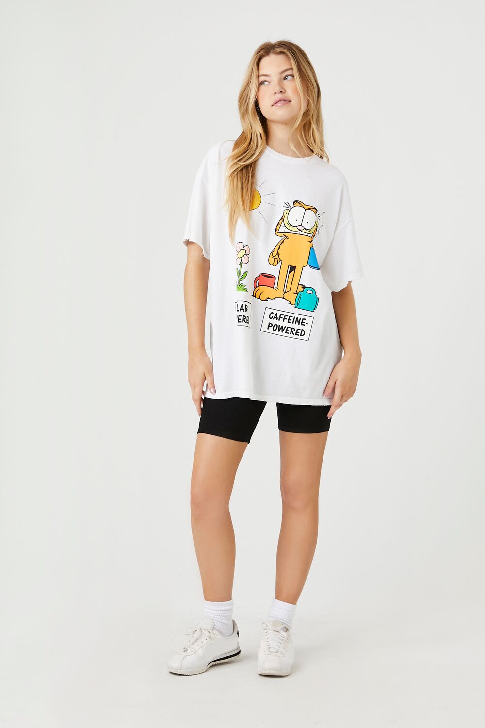 Oversized Garfield Graphic Tee - Image 4