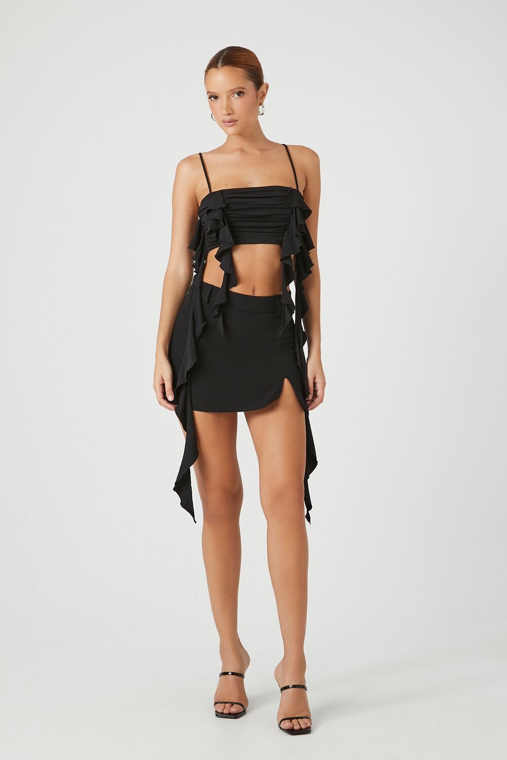 Ruffle-Trim Cropped Cami - Image 5