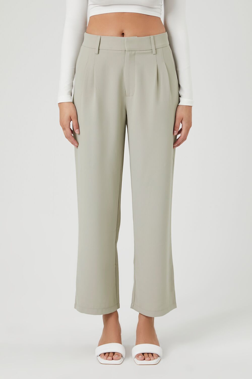 High-Rise Wide-Leg Trousers - Image 2