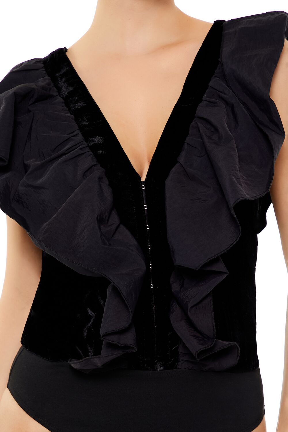 Ruffle Butterfly-Sleeve Bodysuit - Image 3
