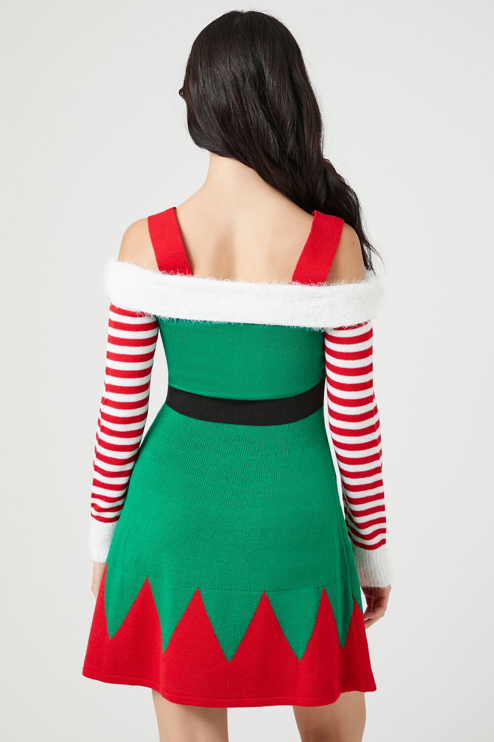 Peppermint Elf Mini Dress - Image 3