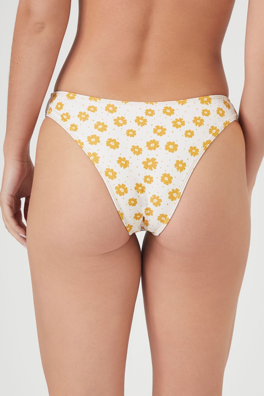 Floral Print Cheeky Bikini Bottoms - Image 3