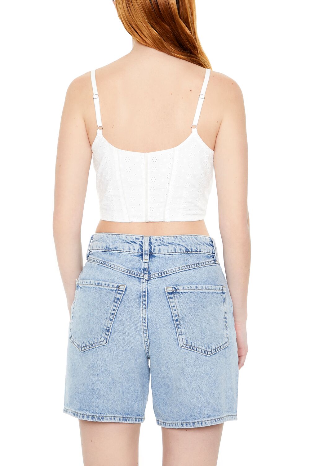 Floral Eyelet Bow Cami - Image 3