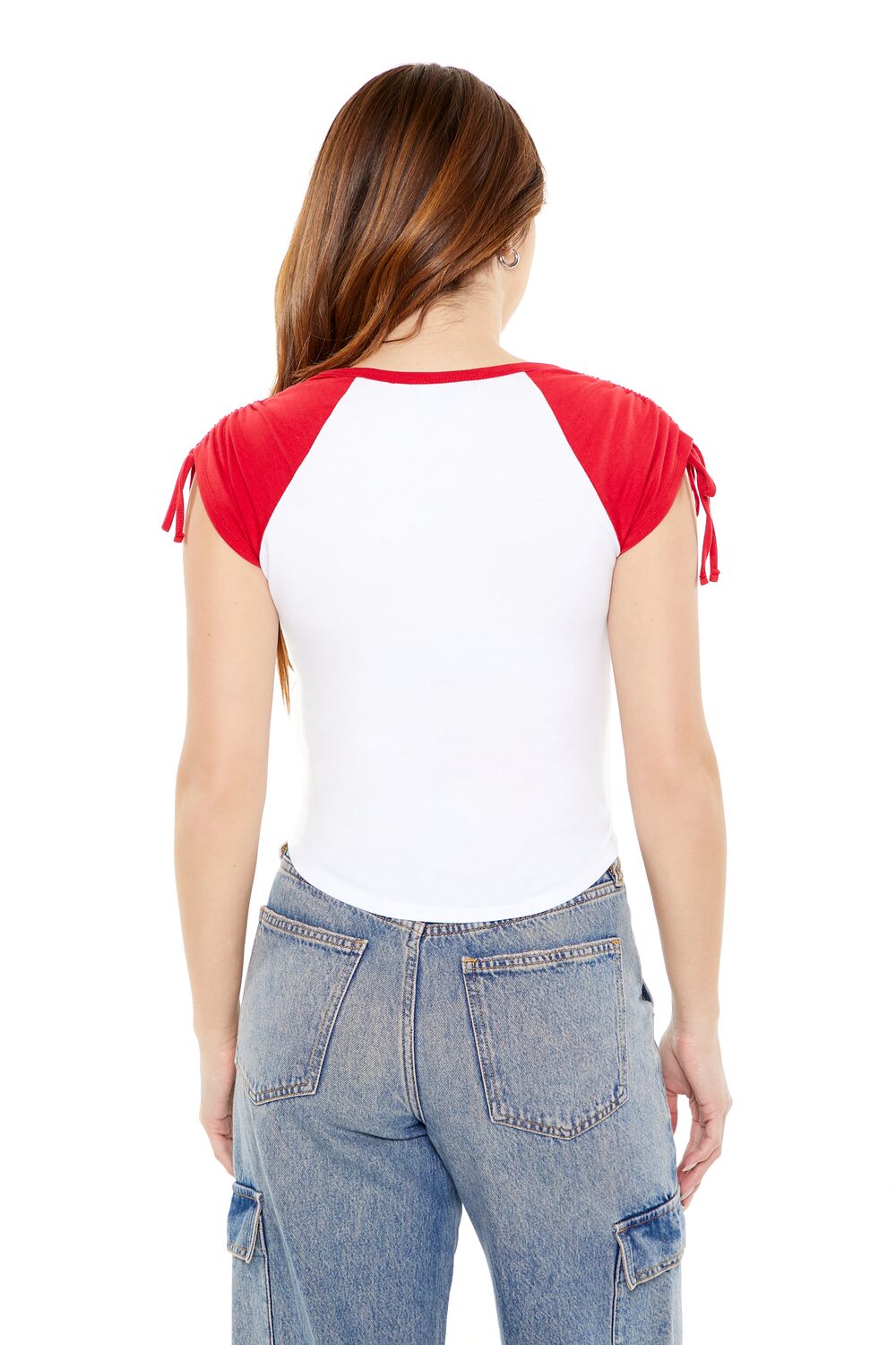 Feel The Power Graphic Raglan Tee - Image 3