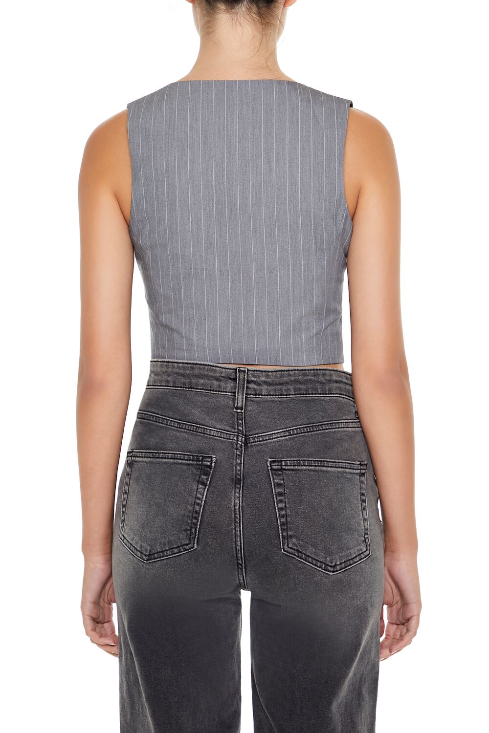 Pinstriped Crop Top - Image 5
