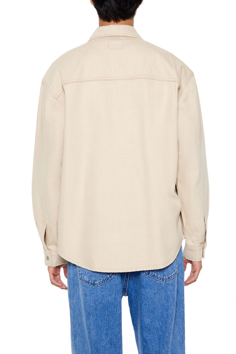 Cotton Curved-Hem Shirt - Image 9