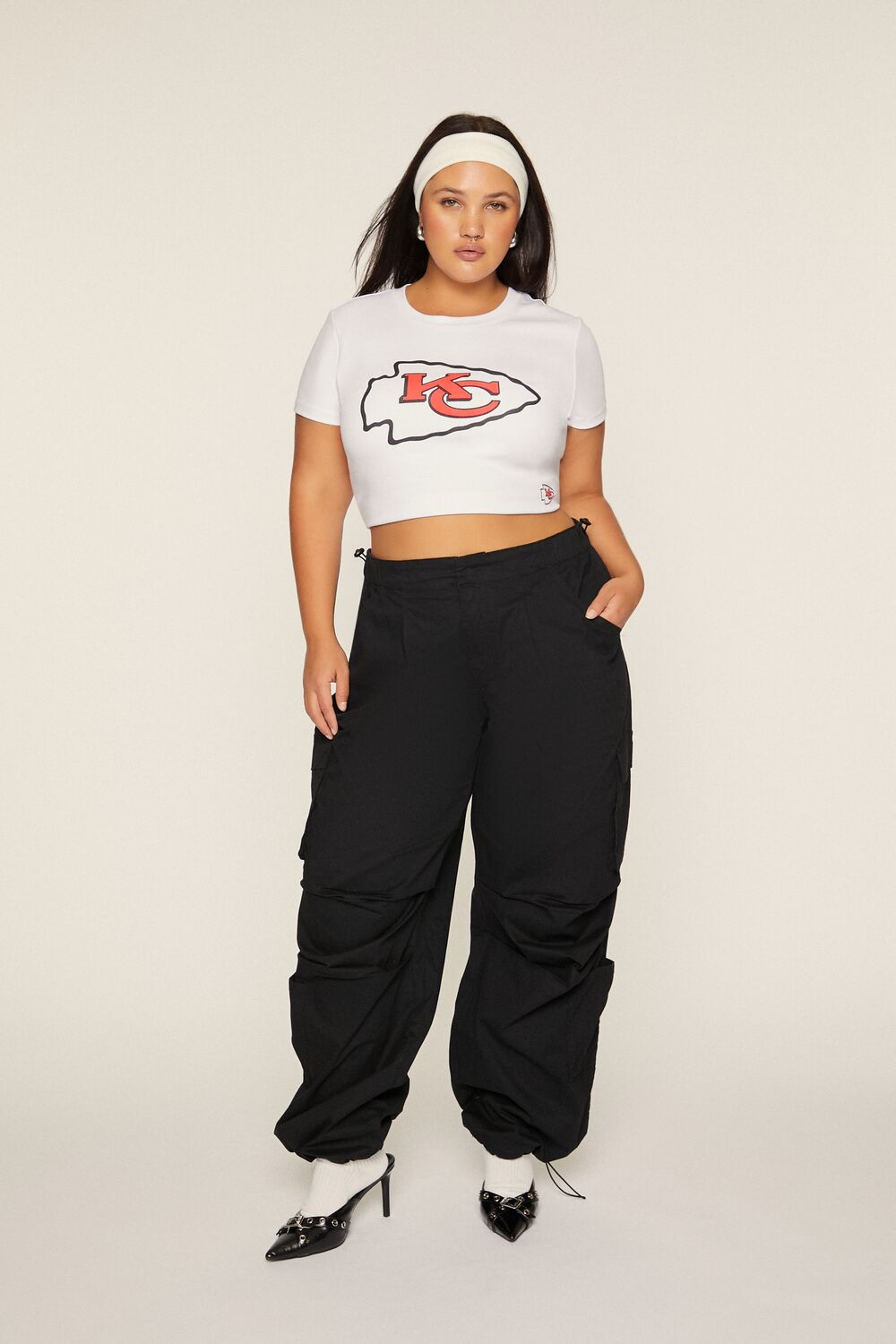 Plus Size Kansas City Chiefs Baby Tee - Image 2