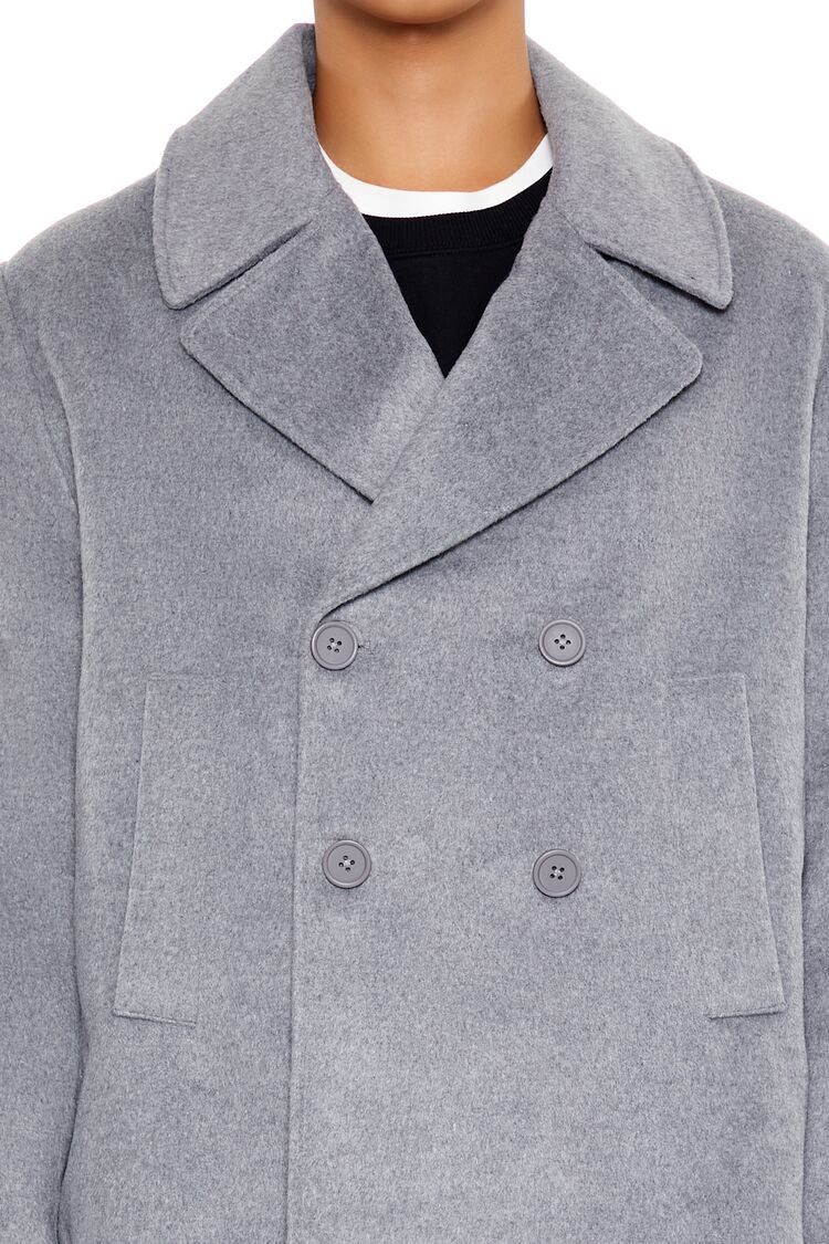 Notched Double-Breasted Coat - Image 5