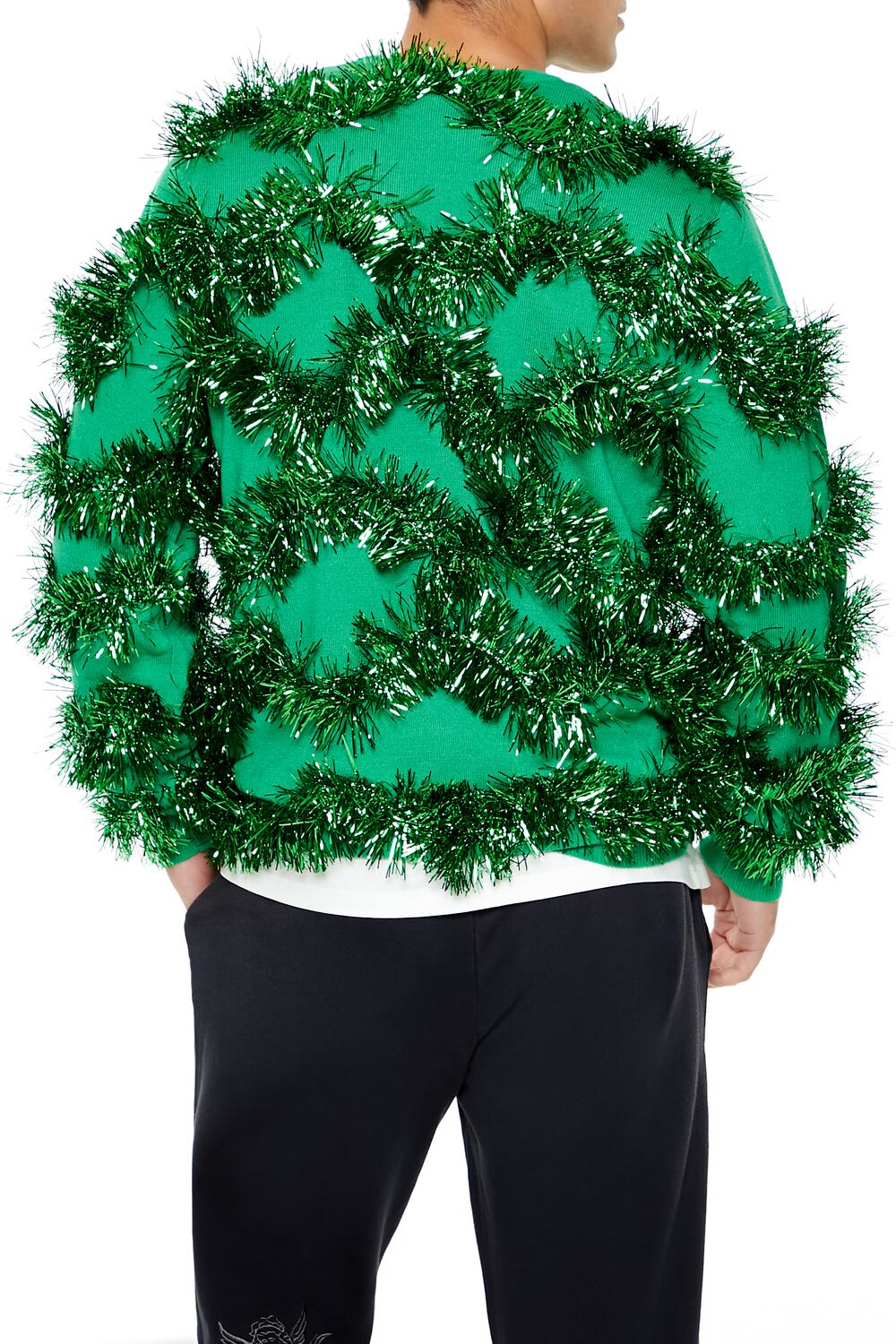 Unisex Tinsel & Ornament Sweater - Image 5