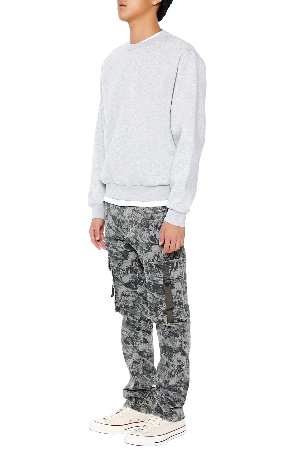 Camo Drawstring Cargo Pants - Image 3