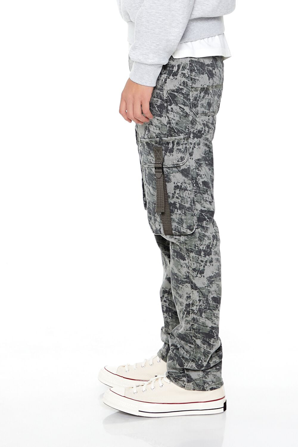 Camo Drawstring Cargo Pants - Image 5