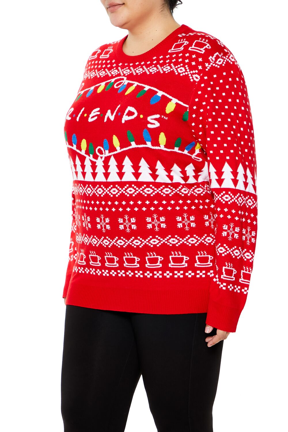 Plus Size Friends Fair Isle Sweater - Image 4
