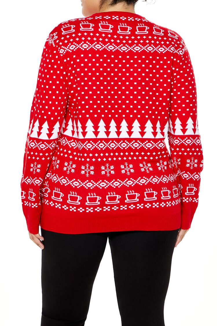 Plus Size Friends Fair Isle Sweater - Image 5