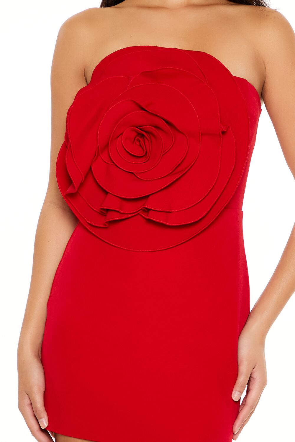 Rosette Mini Tube Dress - Image 5