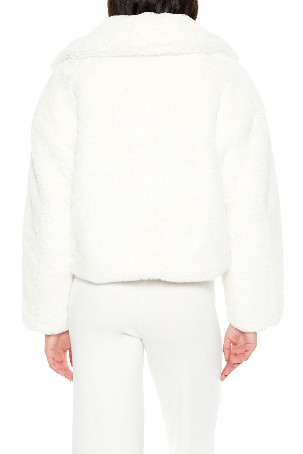 Faux Fur Zip-Up Coat - Image 5