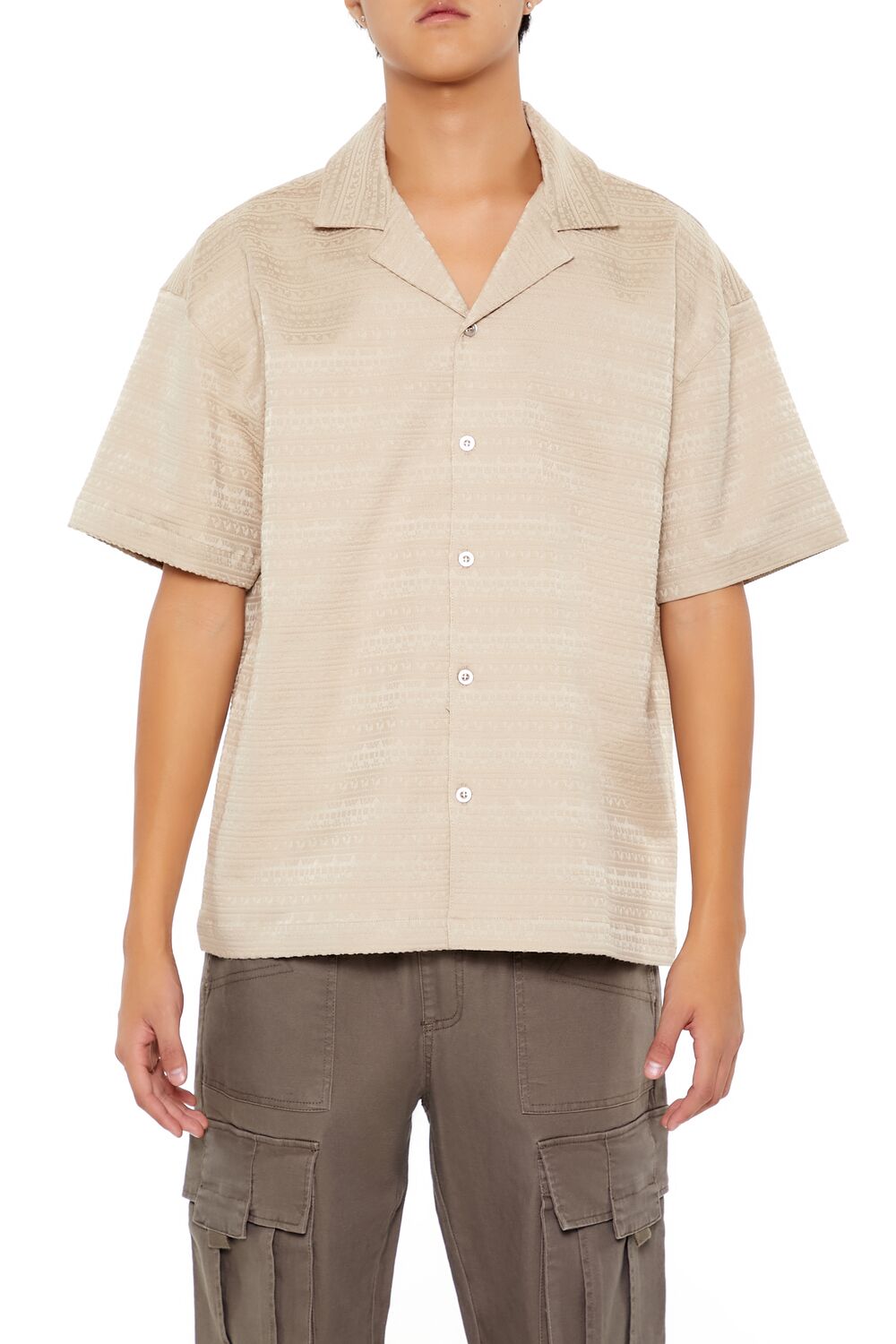 Striped Drop-Sleeve Shirt