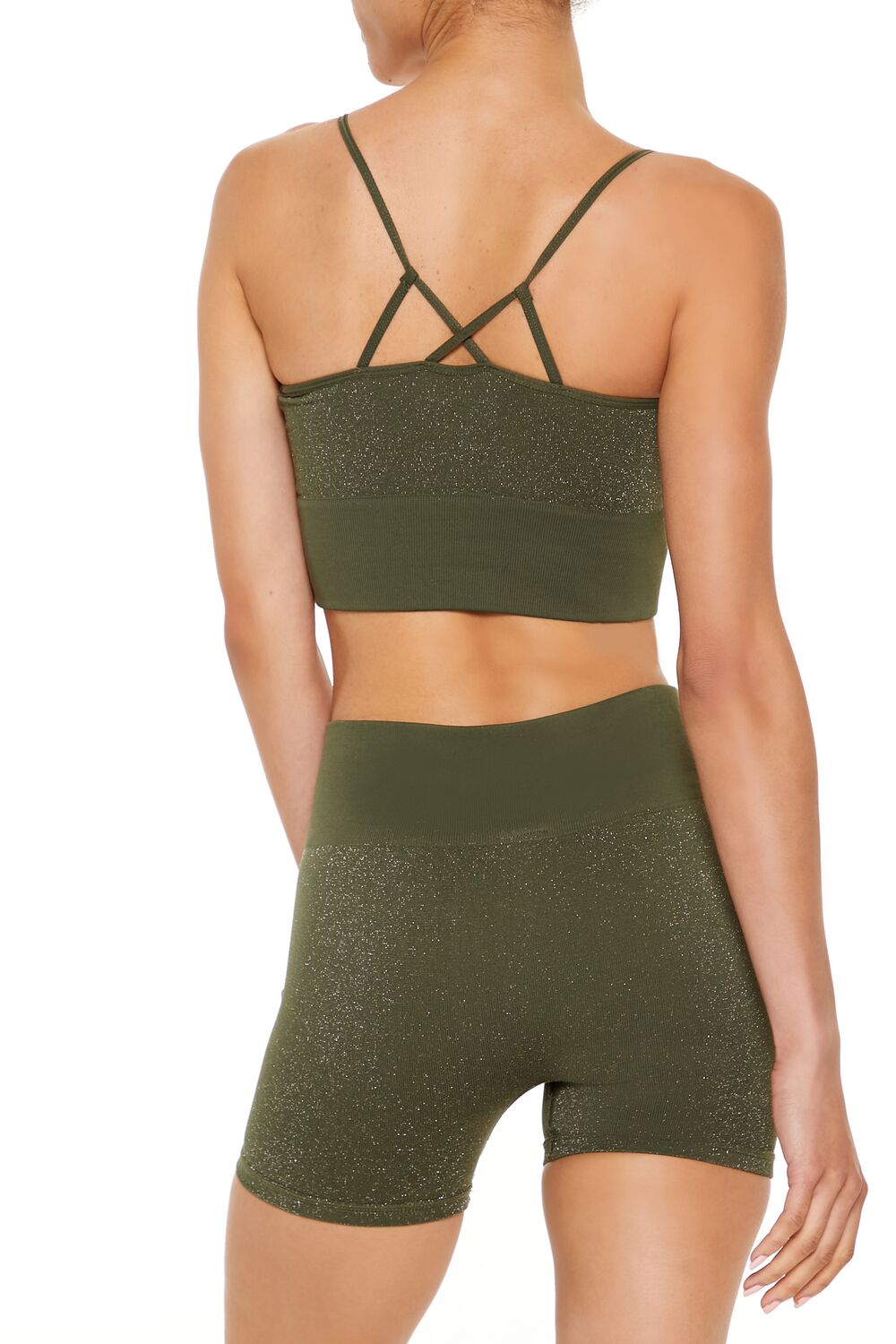Active Seamless Glitter Sports Bra - Image 5
