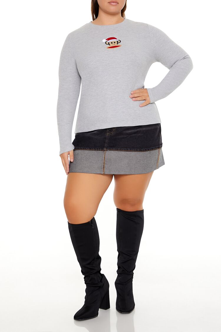 Plus Size Paul Frank Thermal Top - Image 2