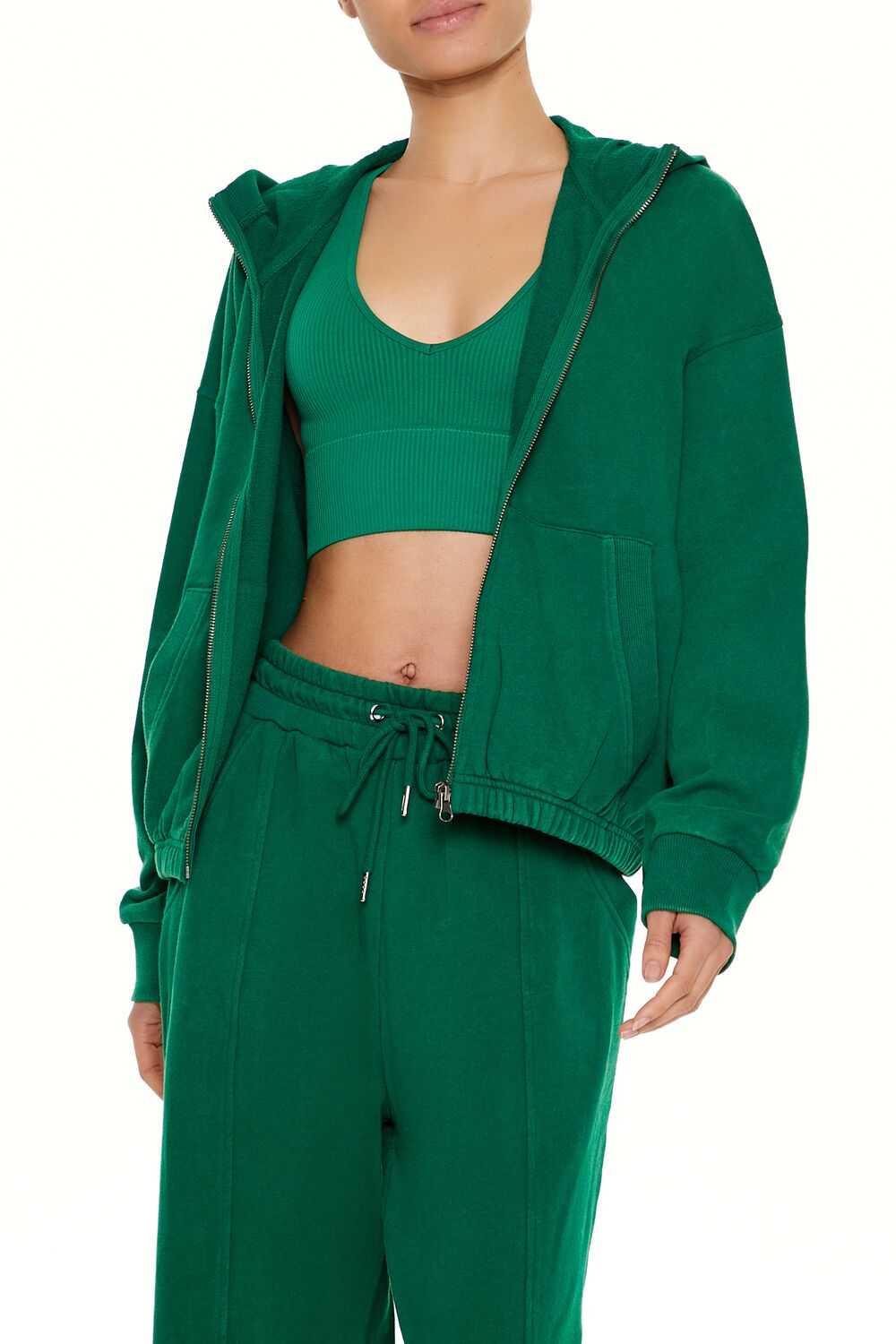 Active French Terry Zip-Up Hoodie - Image 6