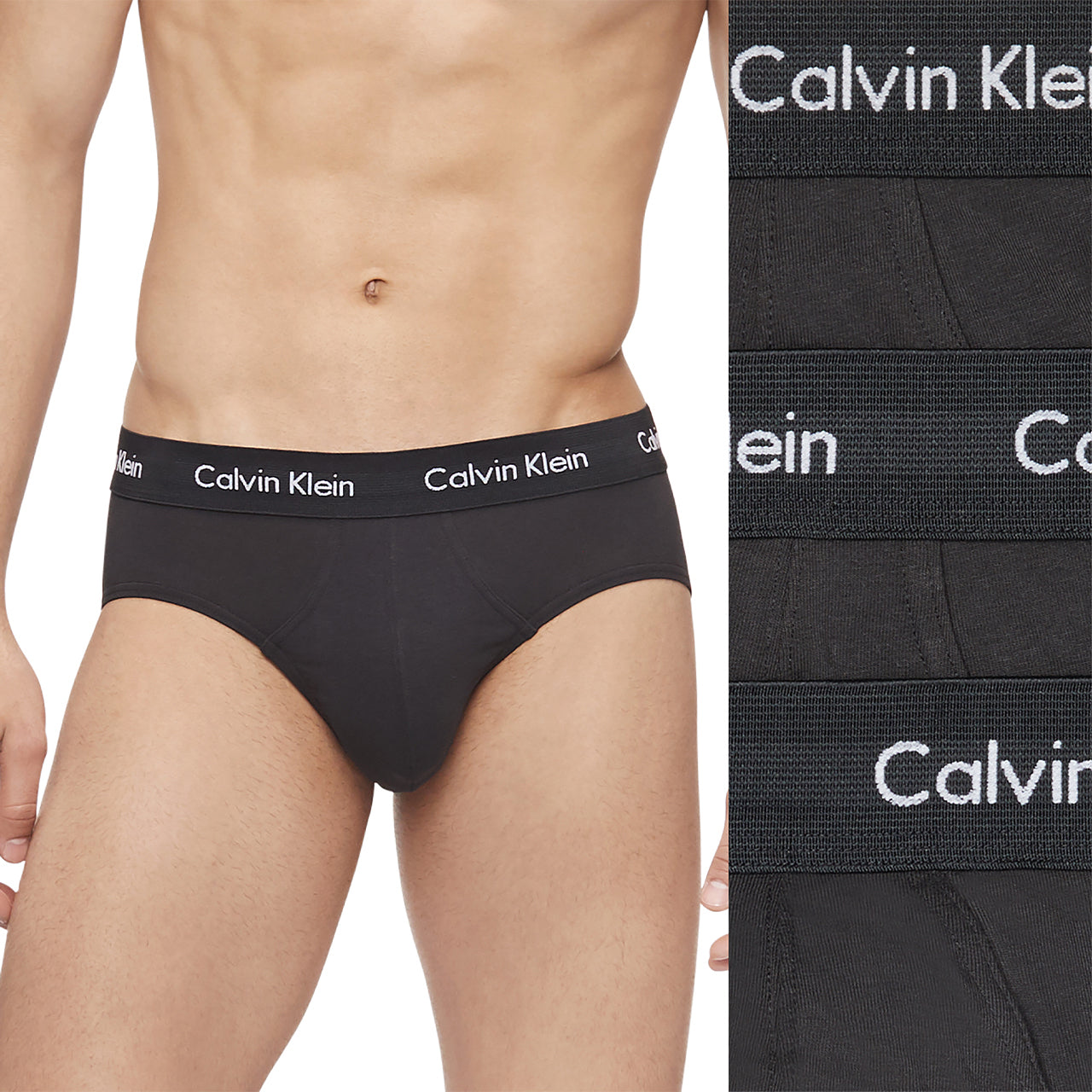 Cotton Stretch Hip Brief 3 Pack - Image 3