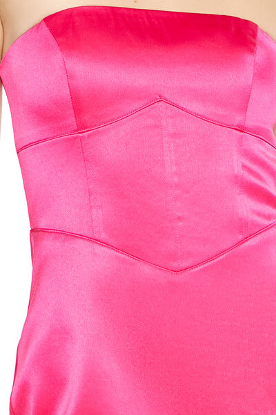 Lace-Up Corset Tube Mini Dress - Image 10